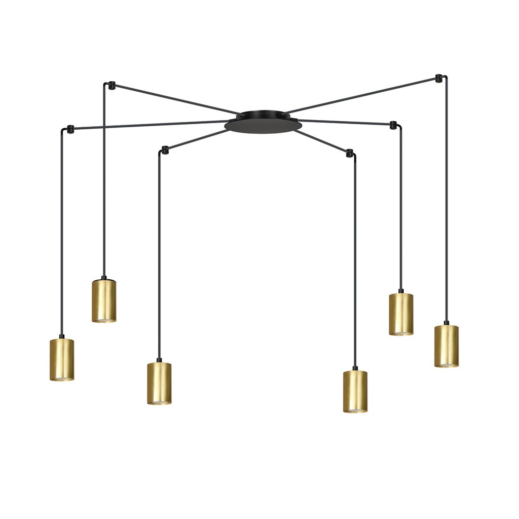 Traker 6 Bl/Gold pendant lamp