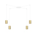 Traker 4 Wh/Gold pendant lamp
