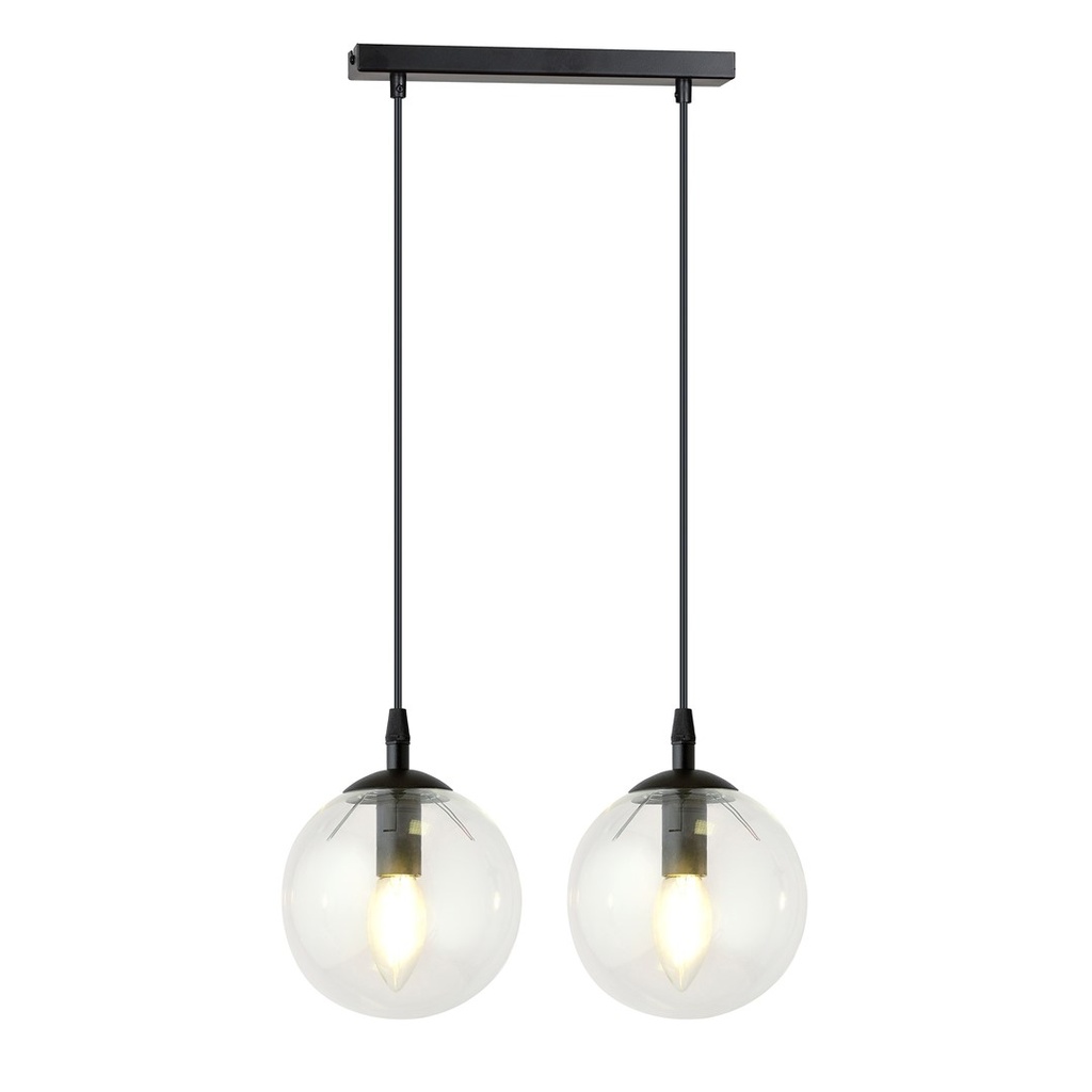 Lampada a sospensione Cosmo 2 Bl Transparent
