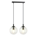 Lampada a sospensione Cosmo 2 Bl Transparent