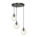 Cosmo 3 Bl Premium Transparent pendant lamp