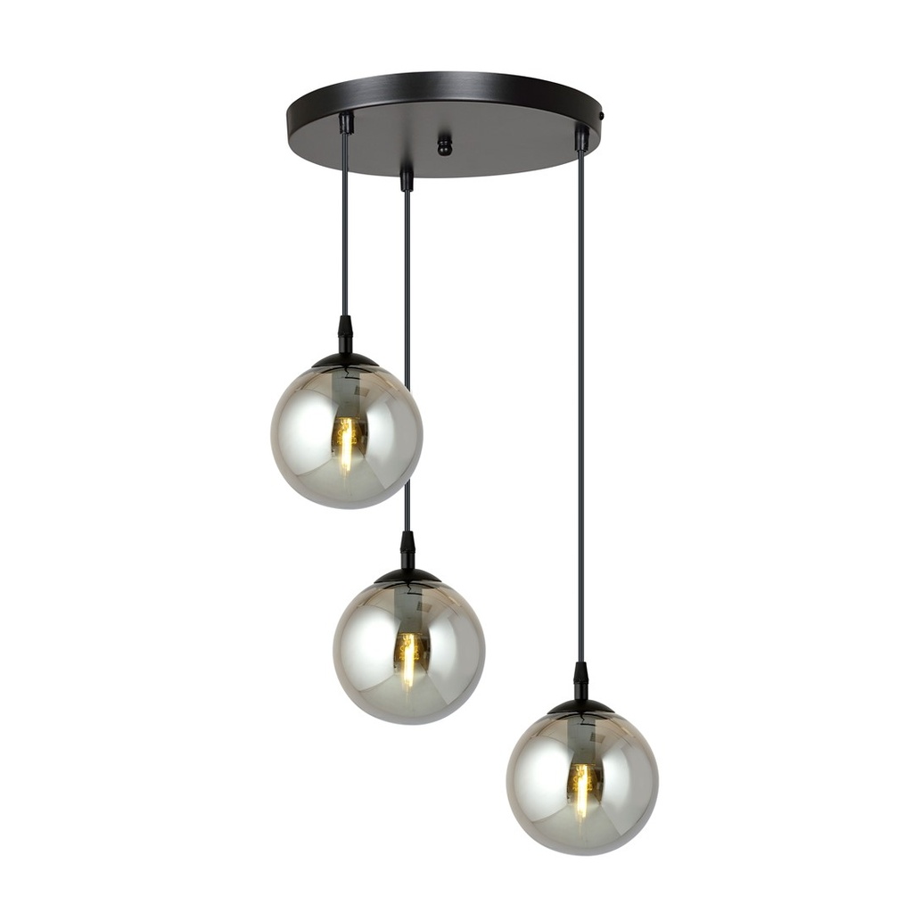 Lampada a sospensione Cosmo 3 Bl Premium Grafit