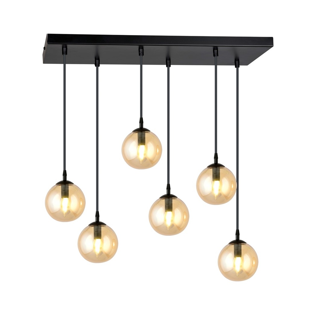 Cosmo 6 Bl Miodowy pendant lamp