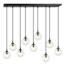 Lampada a sospensione Cosmo 9 Bl Transparent