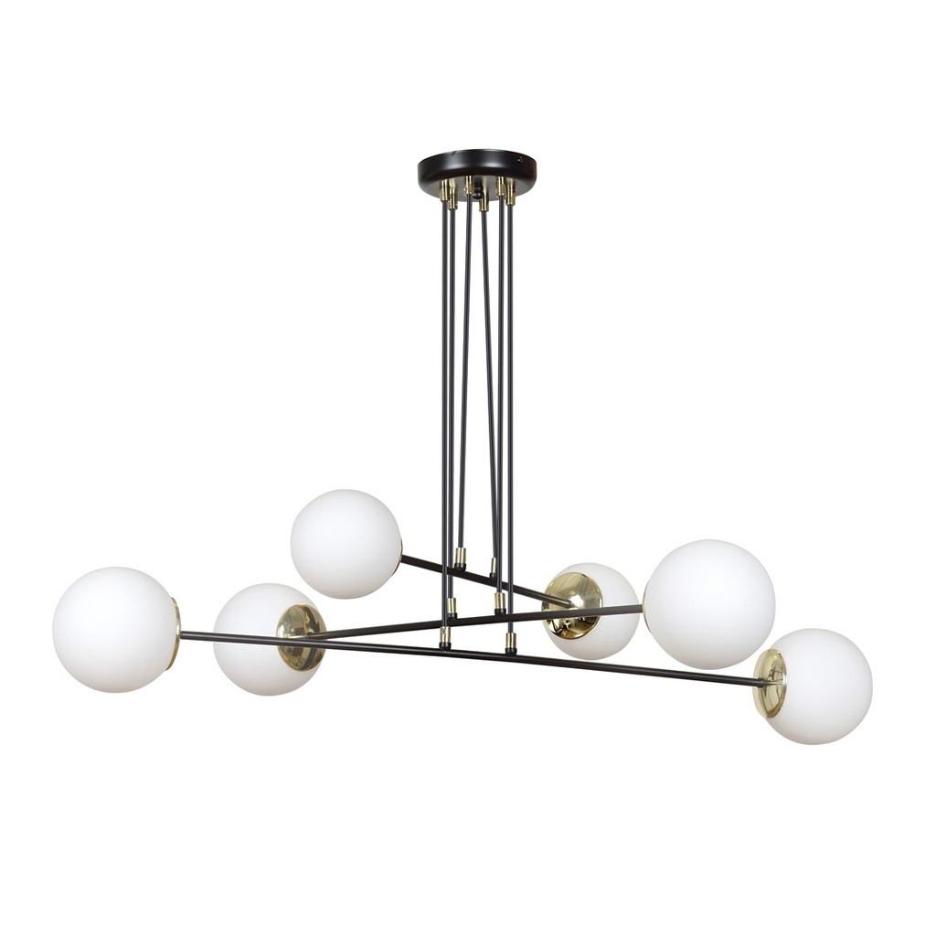 Lampada a sospensione Ognis 6 Black