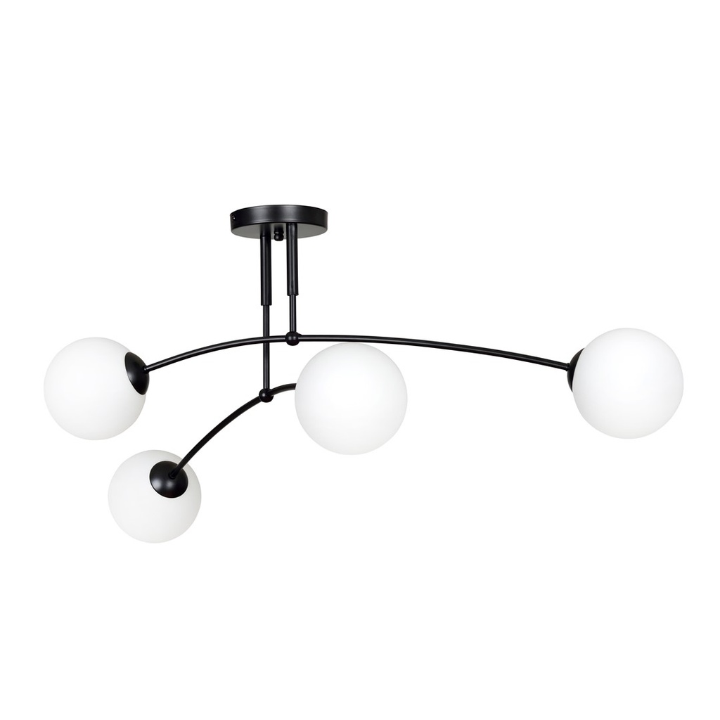 Lampada da soffitto Pregos 4 Black