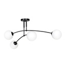 Pregos 4 Black ceiling lamp