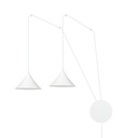 Lampada a sospensione Abramo 2 White