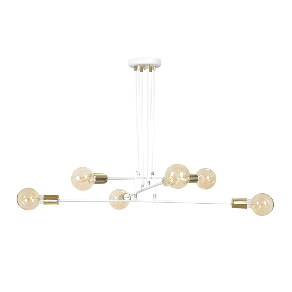 Lampada a sospensione Vesio 6 White