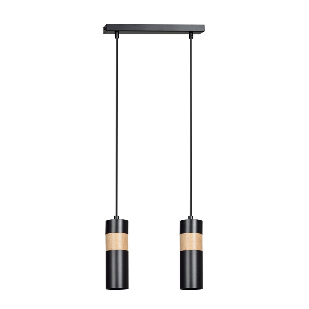 Akari 2 Black pendant lamp