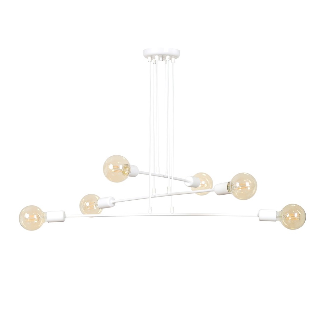 Multipo 6 White pendant lamp