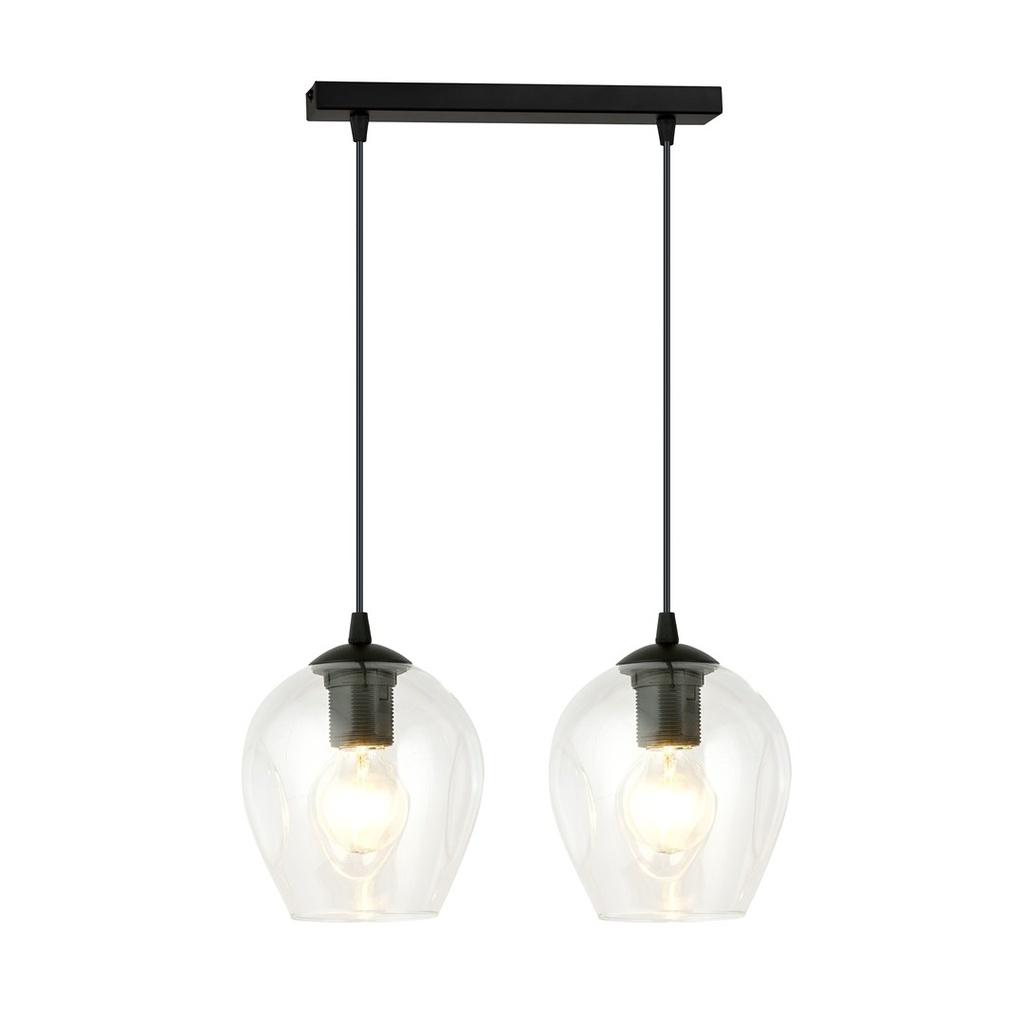 Istar 2 Bl Transparent pendant lamp