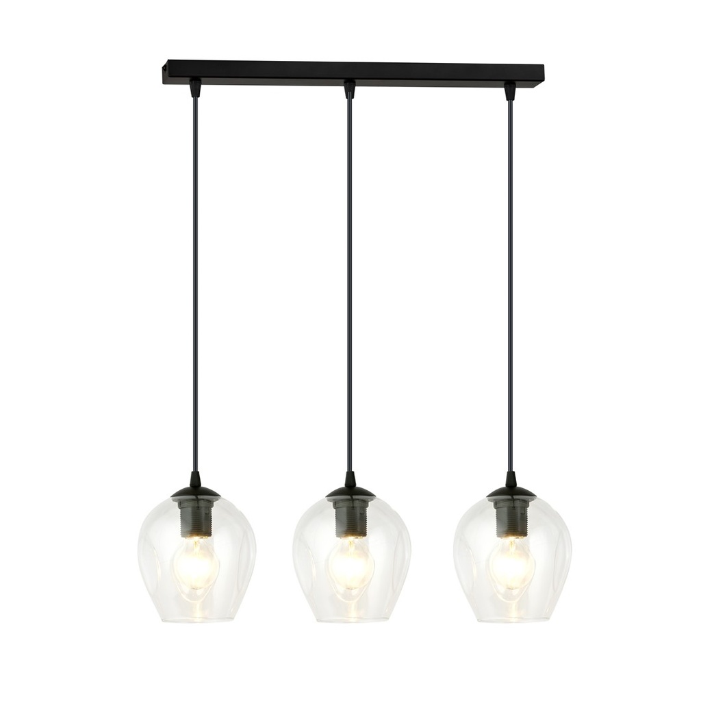Lampada a sospensione Istar 3 Bl Transparent