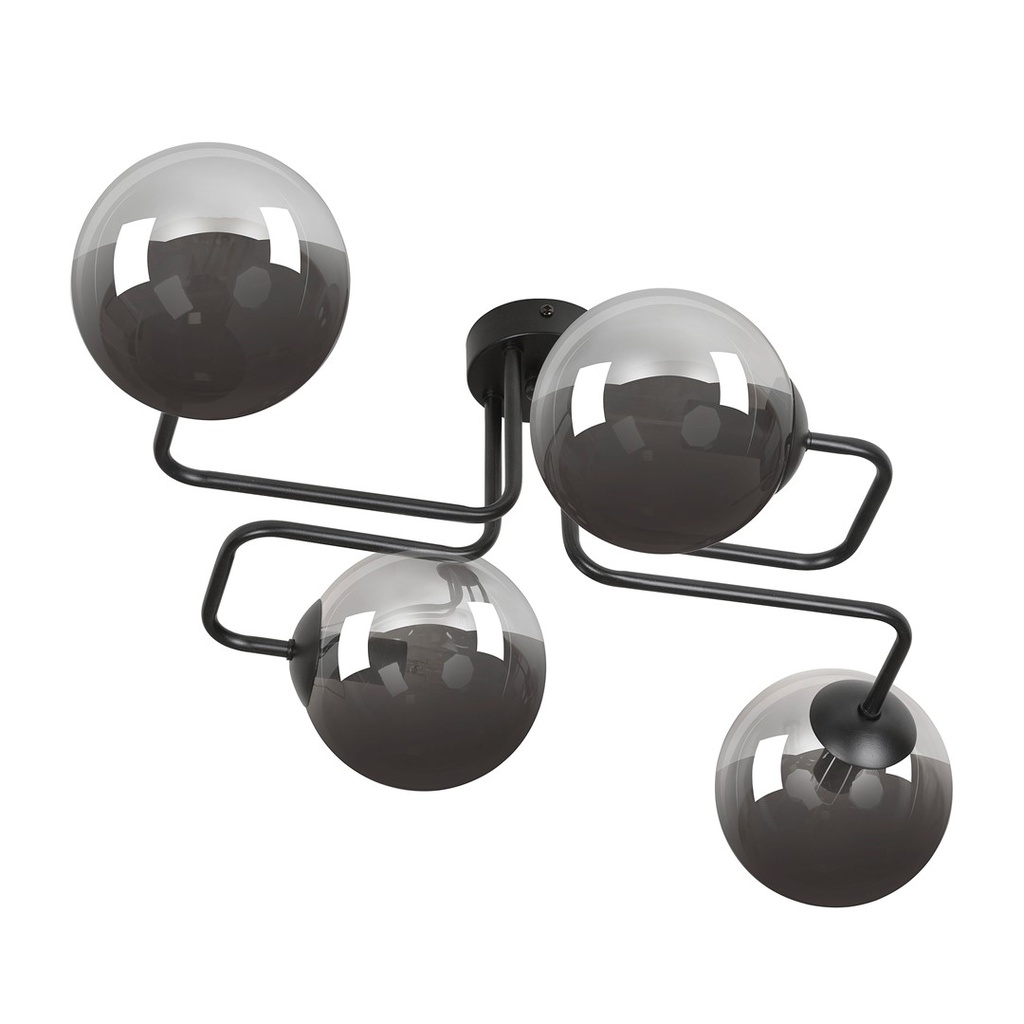 Lampada da soffitto Brendi 4 Bl Grafit
