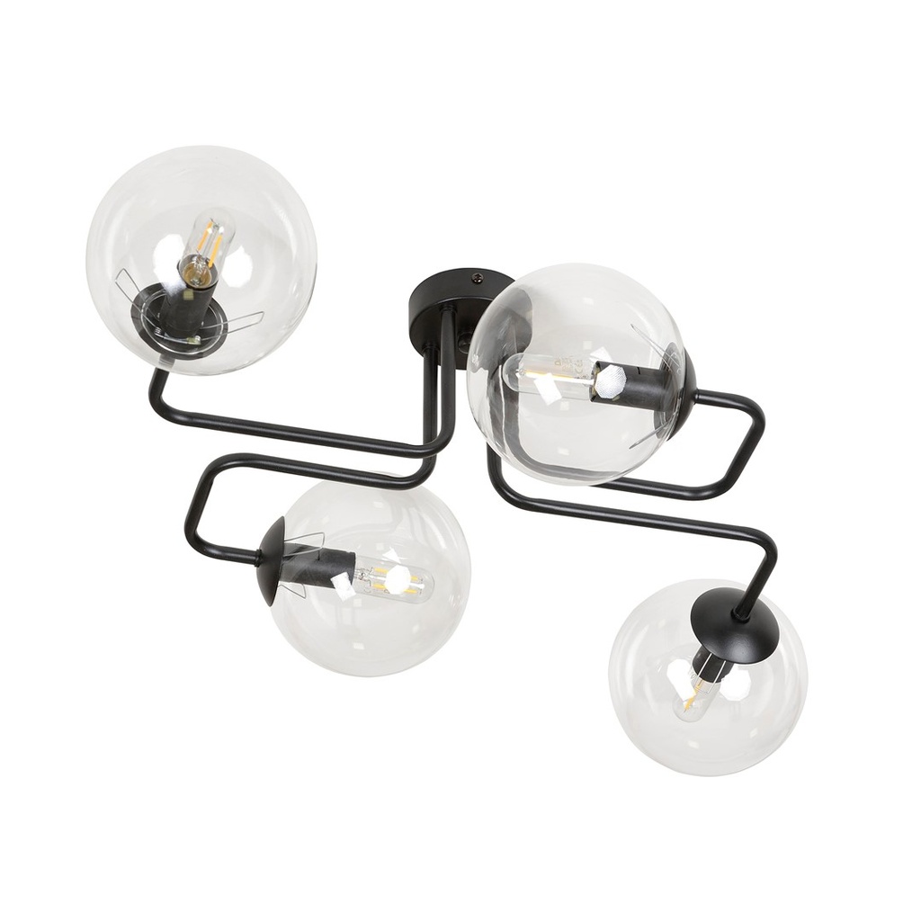 Lampada da soffitto Brendi 4 Bl Transparent