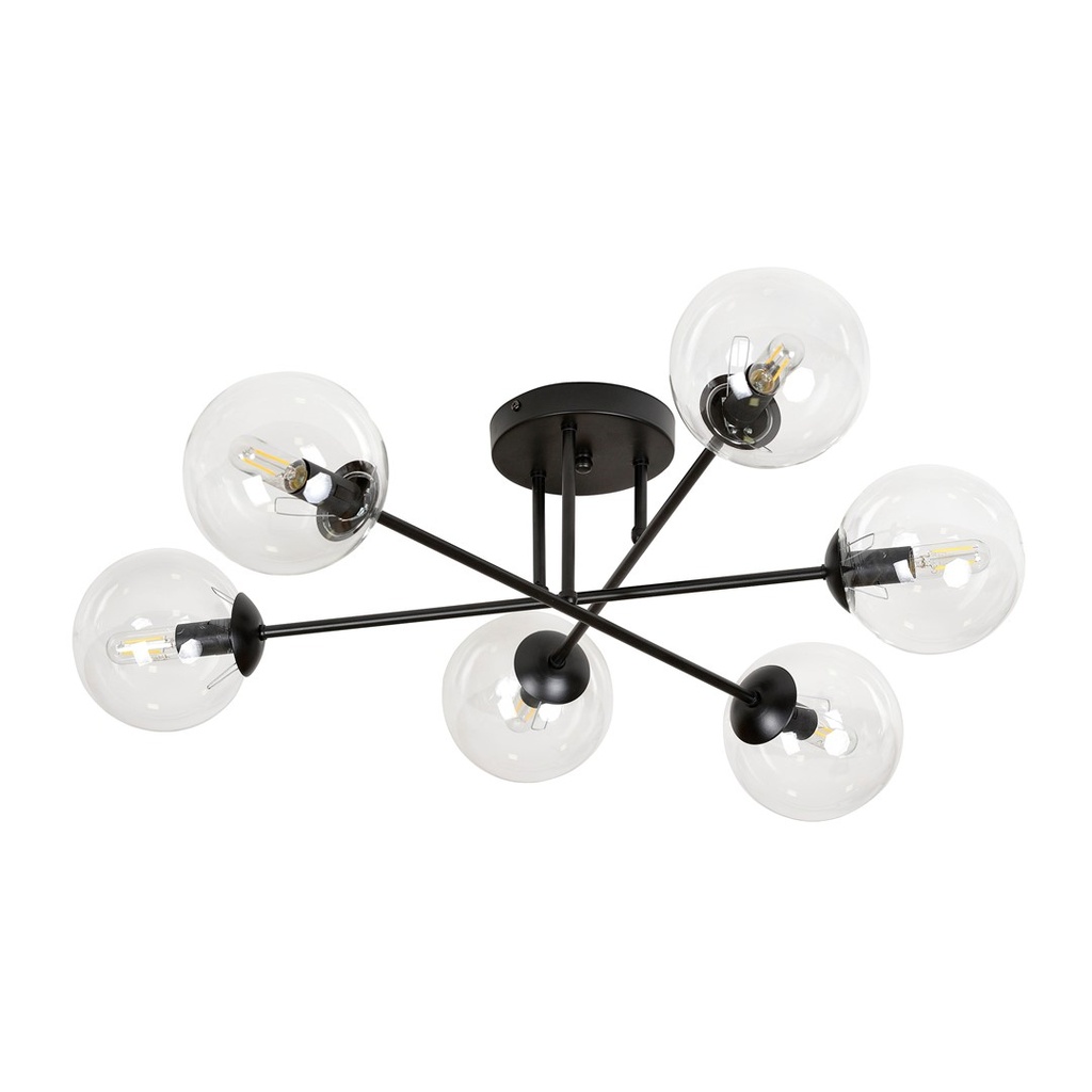 Brendi 6B Bl Transparent ceiling lamp