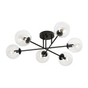 Lampada da soffitto Brendi 6B Bl Transparent