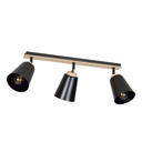 Lampada da soffitto Atlas 3 Black
