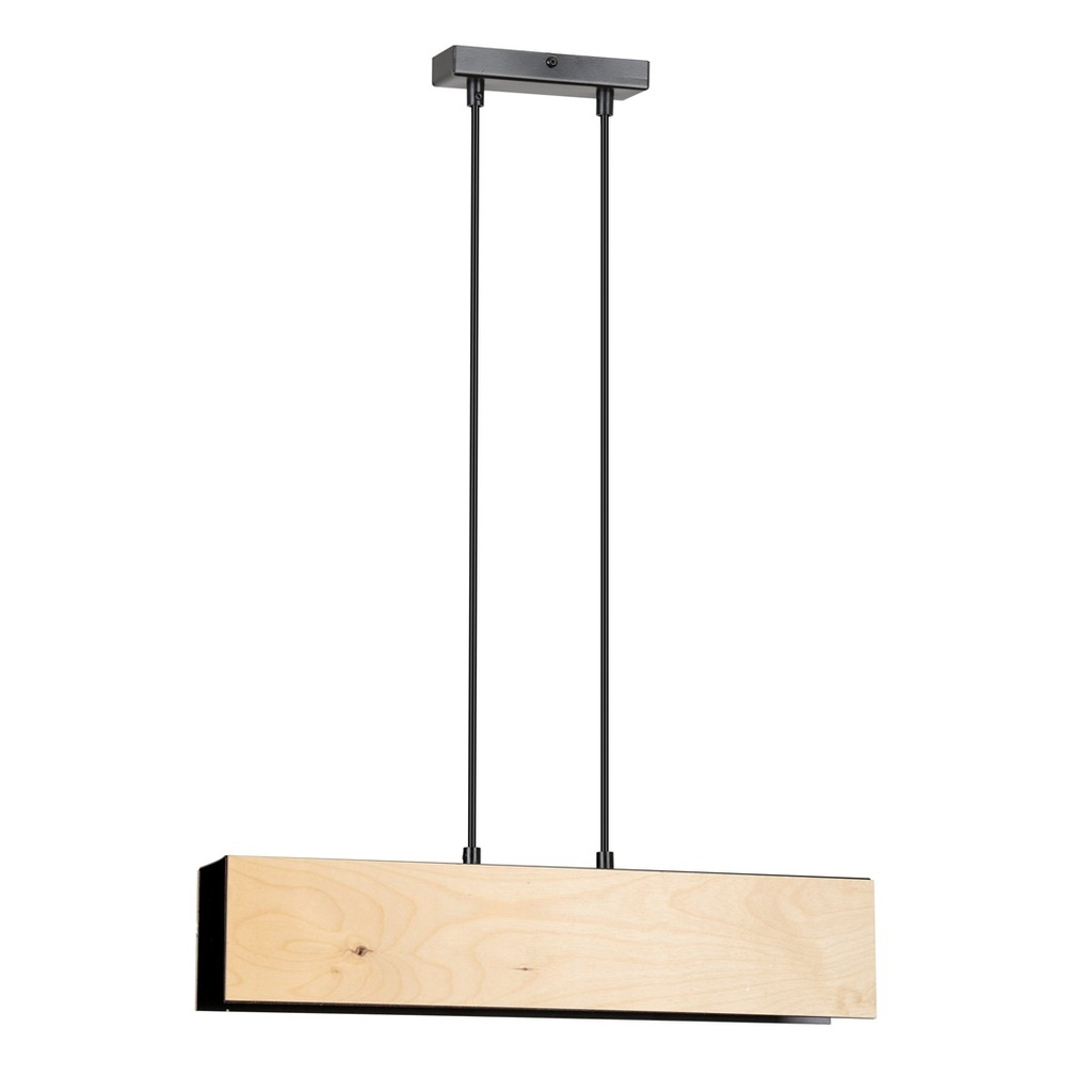 Carlo 2 Black pendant lamp