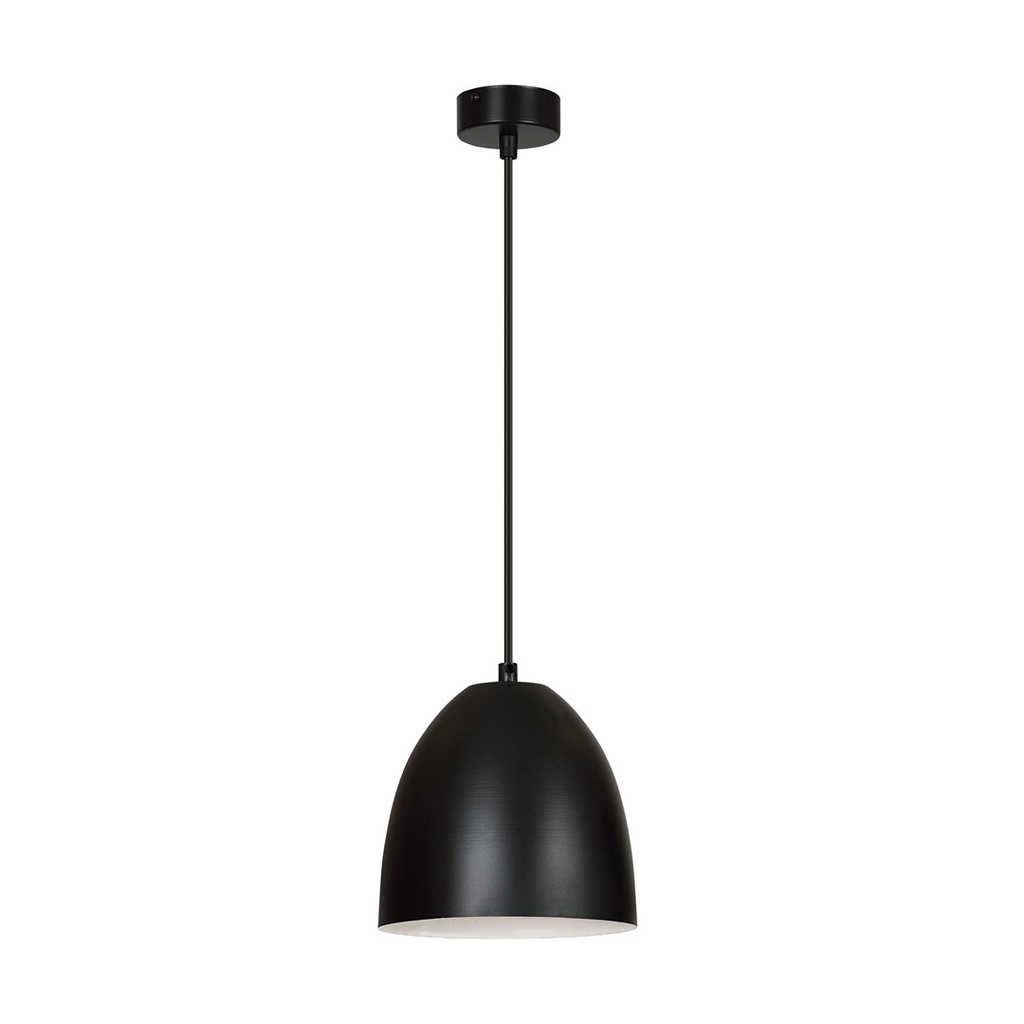 Lampada a sospensione Lenox 1 Black / White