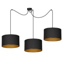 Roto 3 Bl Black/Gold pendant lamp
