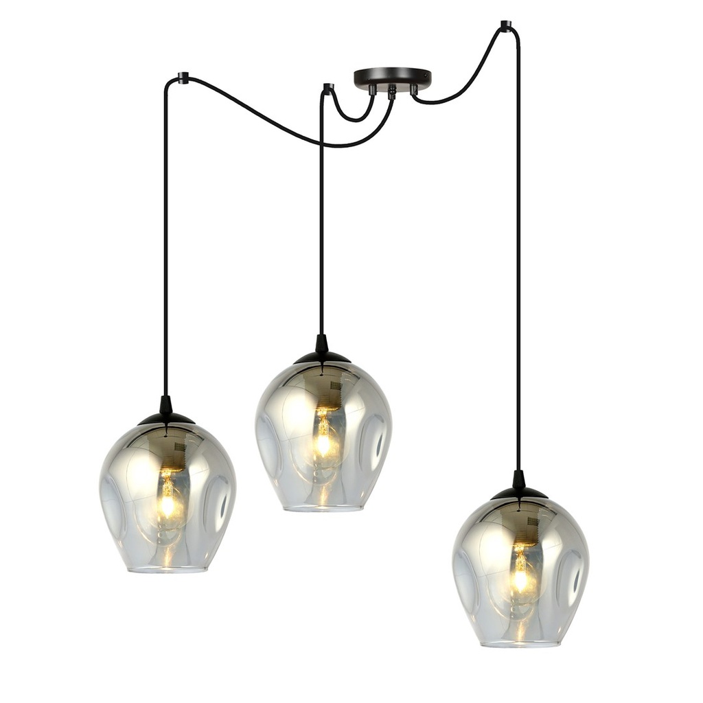Lampada a sospensione Level 3 Bl Grafit