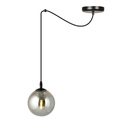 Lampada a sospensione Gigi 1 Bl Grafit