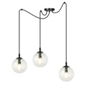 Gigi 3 Bl Transparent pendant lamp