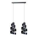 Saga 2 Black pendant lamp