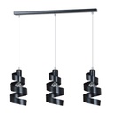 Saga 3 Black pendant lamp