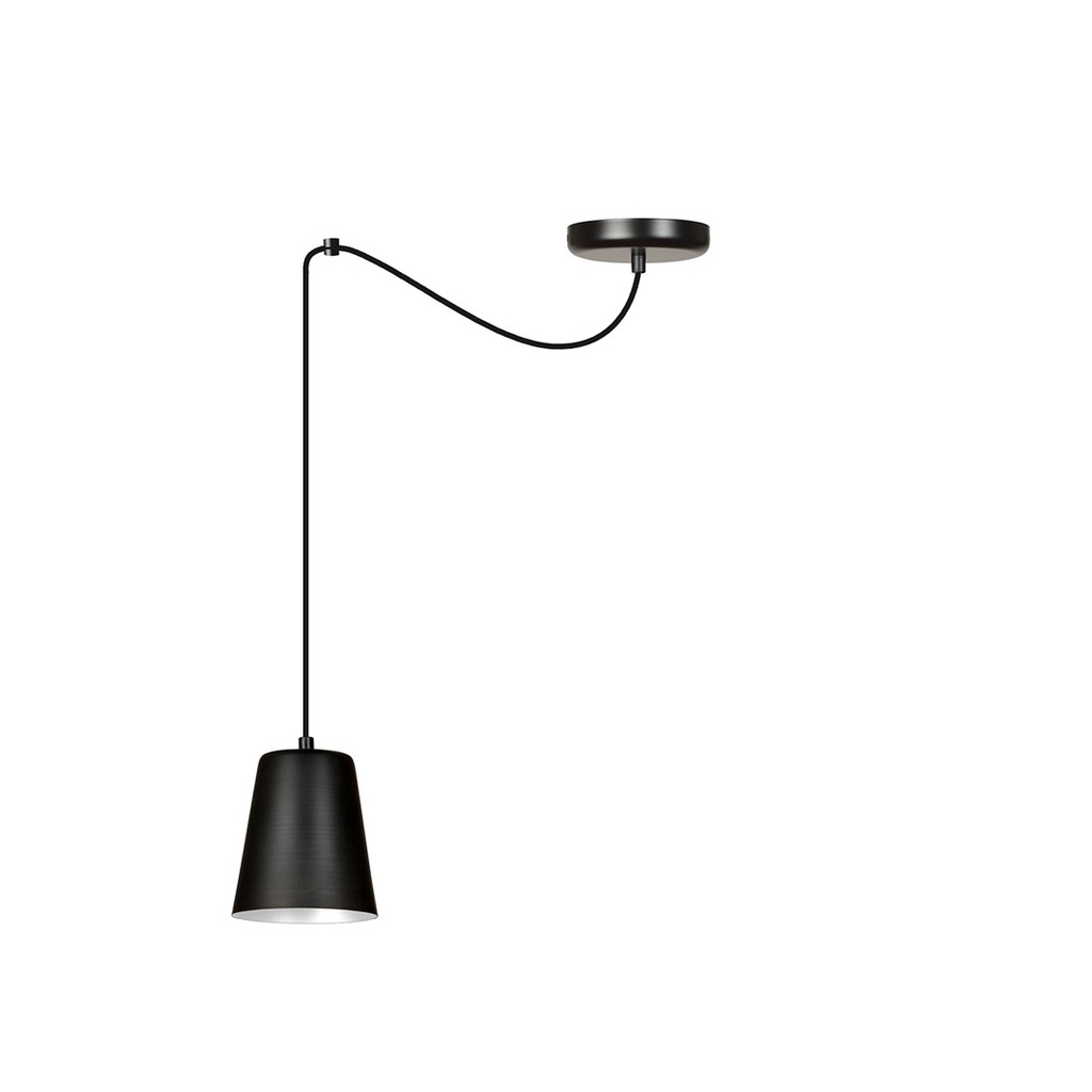 Lampada a sospensione Link 1 Black / White