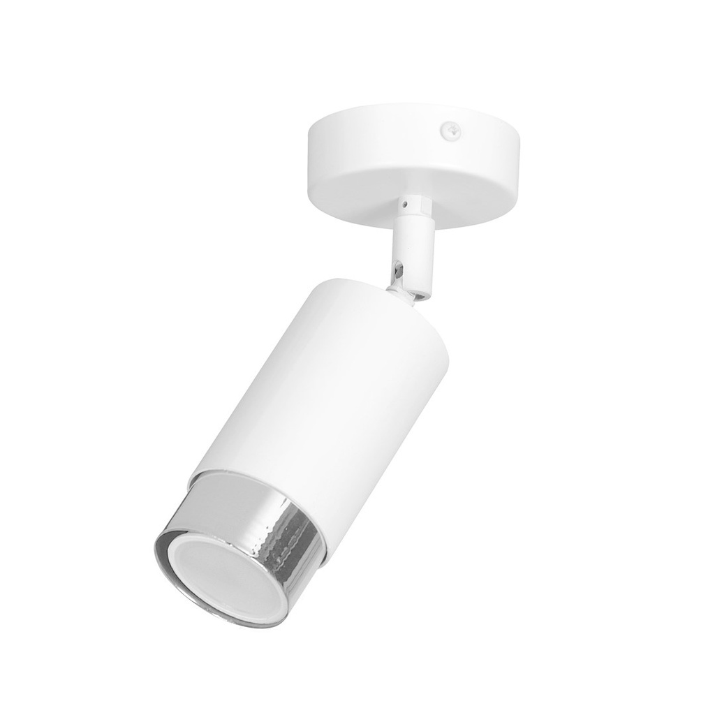 Hiro 1 Wh/Chrome ceiling lamp