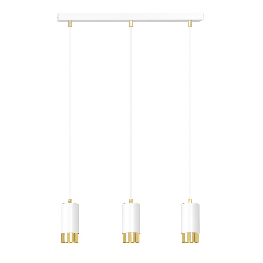 Fumiko pendant lamp 3 Wh/Gold