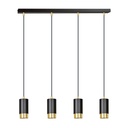 Lampada a sospensione Fumiko 4 Bl/Gold