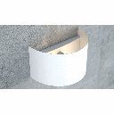 Lampada da parete Fold White