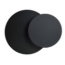 Lampada da parete Circle 1C Black
