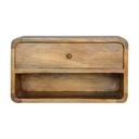 Floating Curve Open Slot Bedside