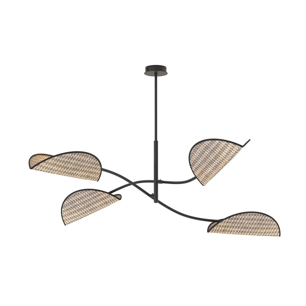 LOTUS 4 BL NATURALE Lampada da Soffitto 