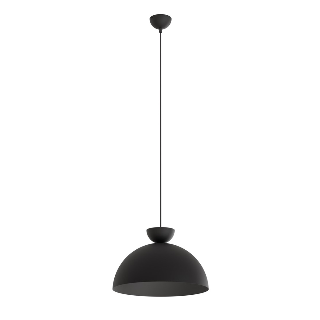 LUNARO 1L NERO NERO Lampada a sospensione