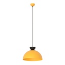 LUNARO 1L BL ARANCIO Lampada a sospensione