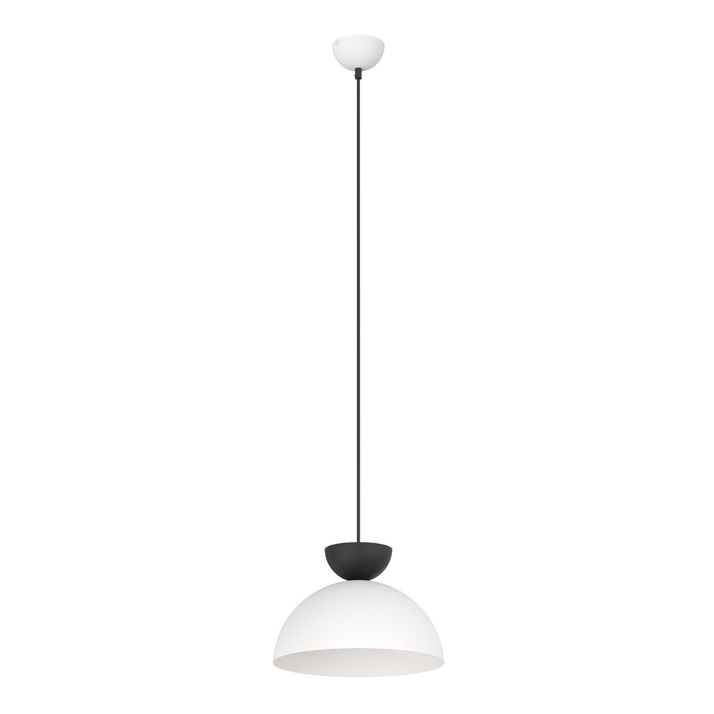 LUNARO 1S NERO BIANCO/NERO Lampada a sospensione 