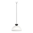 LUNARO 1L NERO BIANCO/NERO Lampada a sospensione 