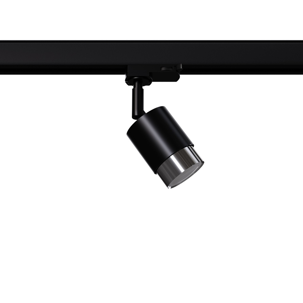 Lampada da parete NERO nero/cromo GU10 3000K 7W 510lm